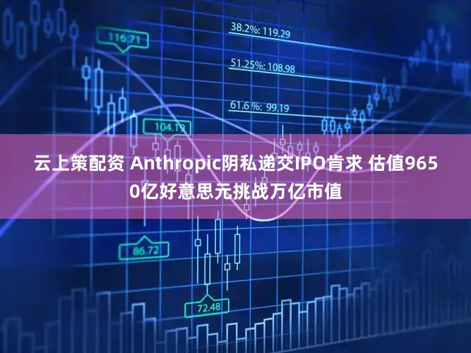 云上策配资 Anthropic阴私递交IPO肯求 估值9650亿好意思元挑战万亿市值