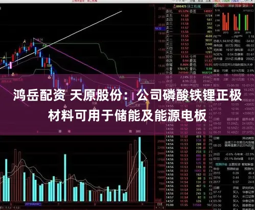 鸿岳配资 天原股份：公司磷酸铁锂正极材料可用于储能及能源电板