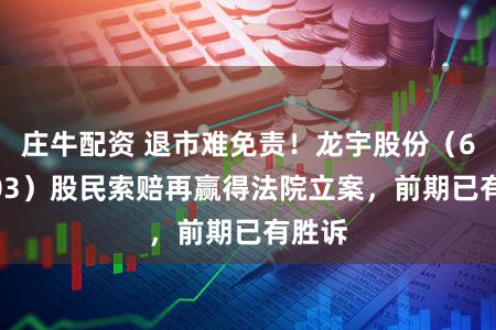 庄牛配资 退市难免责！龙宇股份（603003）股民索赔再赢得法院立案，前期已有胜诉