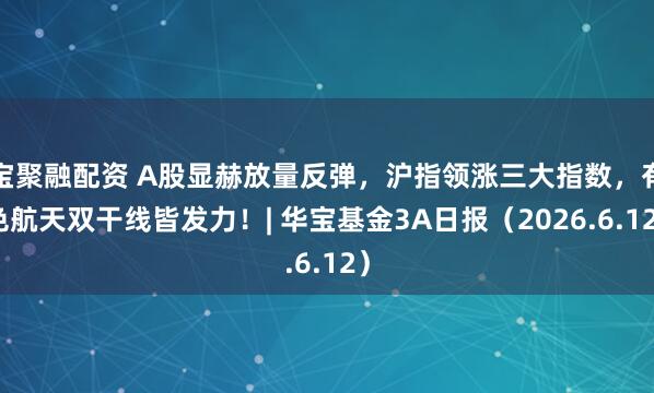 宝聚融配资 A股显赫放量反弹，沪指领涨三大指数，有色航天双干线皆发力！| 华宝基金3A日报（2026.6.12）
