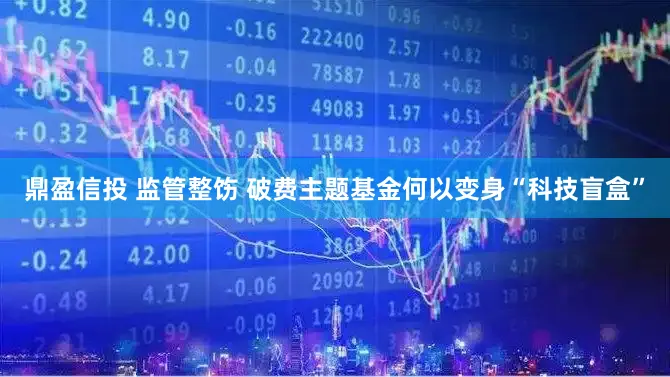 鼎盈信投 监管整饬 破费主题基金何以变身“科技盲盒”