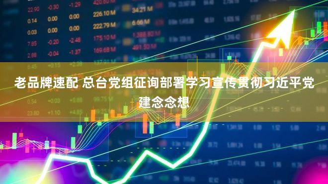 老品牌速配 总台党组征询部署学习宣传贯彻习近平党建念念想